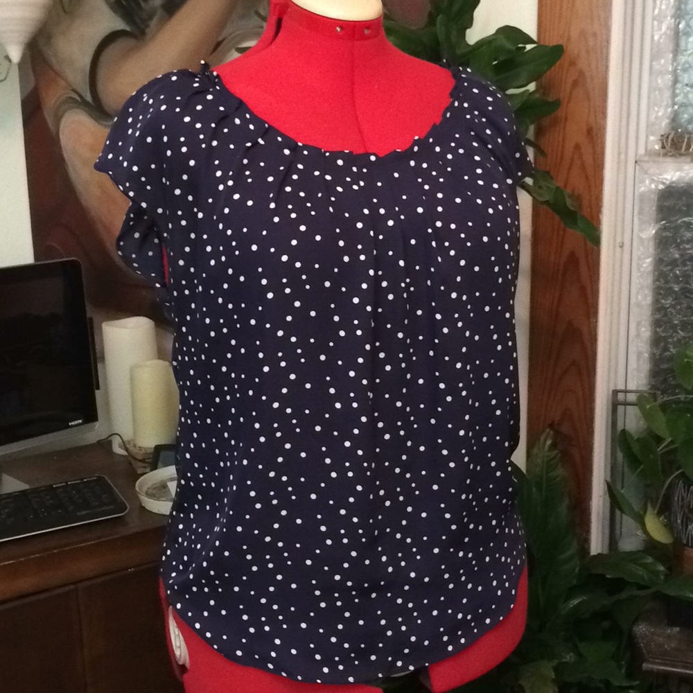 Flirty, feminine blouse, Lauren Conrad, szL